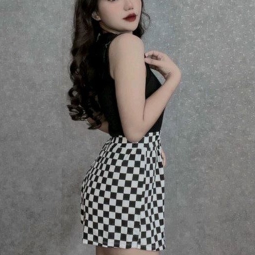 Quần shorts ống rộng Caro CAO CẤP ( HÌNH THẬT 100%)