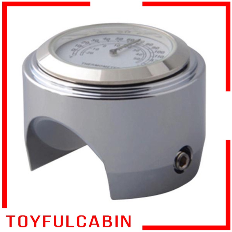 1 Nhiệt Kế Dạ Quang Chống Thấm Nước 7 / 8 &quot;Gắn Tay Lái Xe Máy