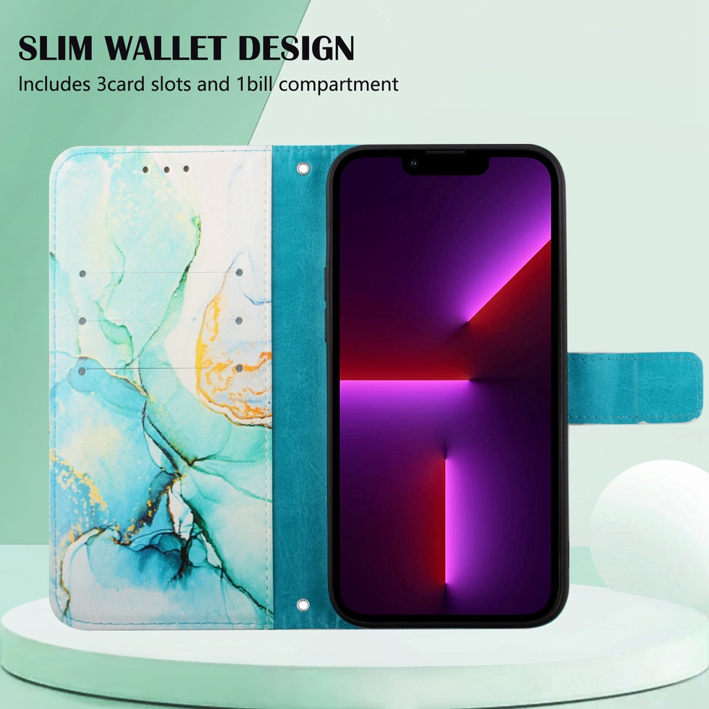 Bao Da Điện Thoại Nắp Lật Từ Tính Kiểu Ví Cho OPPO A78 A17 A17K A16 A57 A77 A57e A54 A55 5G Reno 8 8z 7z 7 Pro Ốp