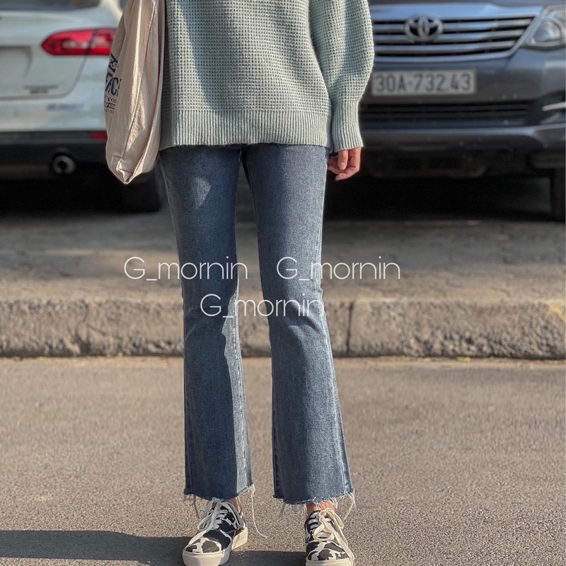 Quần jeans xanh loe QJ0110