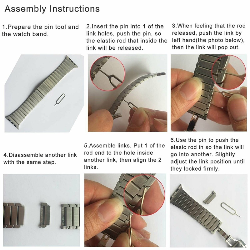 Dây Đeo Thay Thế Bằng Thép Không Gỉ 38 / 40 / 42 / 44mm Cho Apple Watch Series 5 4 3 2 1