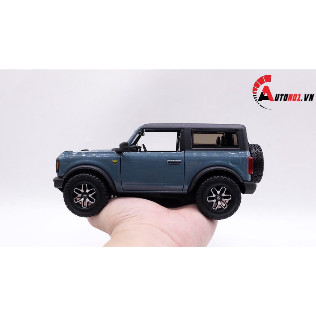 MÔ HÌNH XE FORD BRONEO BADLANDS 2021 BLUE 1:24 MAISTO 7819