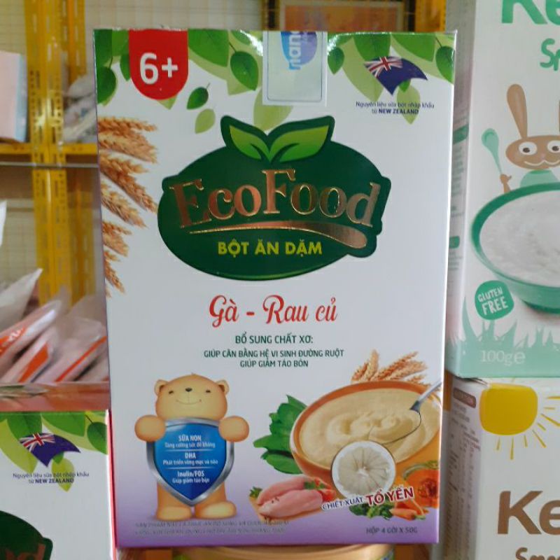 bột ăn dặm ecofood 200g ( 4 x 50g )