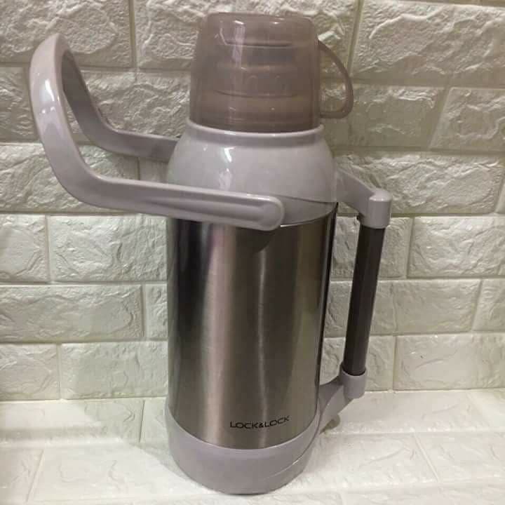 Bình thủy nước sôi giữ nhiệt Lock & Lock 3.2 lít   phích nước nóng Inox 304 dung tích 3200ml 002 11 11