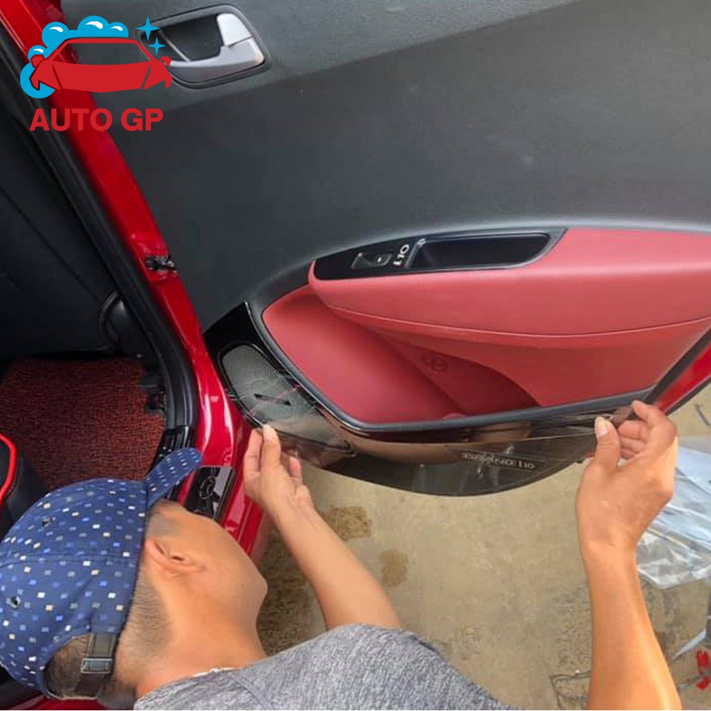 Ốp màng loa cho xe HYUNDAI I10 chất liệu thép mạ TITAN, bảo vệ khu vực loa sạch sẽ không bụi bặm – AUTO GP