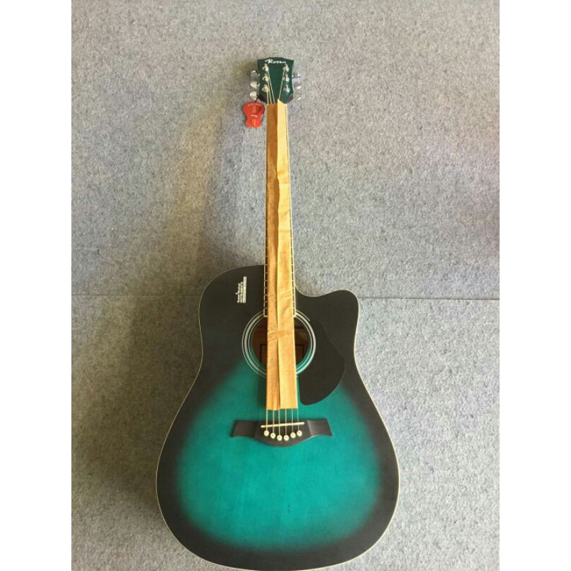 Guitar Acoustic Rosen G11 màu đen xanh ngọc