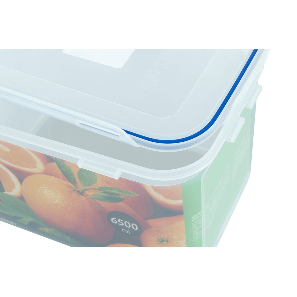 Hộp bảo quản thực phẩm ngăn mát Sunhouse BioZone KB-CO6500P, Dung tích 6500ml
