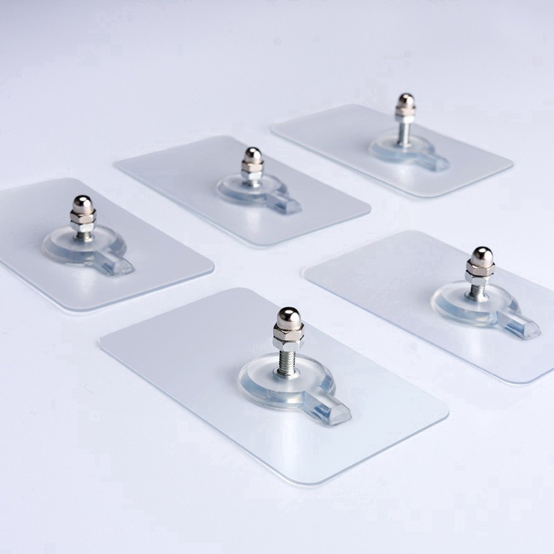 Giá Đỡ Móc Treo Đồ Dán Tường Bằng PVC Dính Chắc Không Cần Đục Lỗ Cho Nhà Tắm