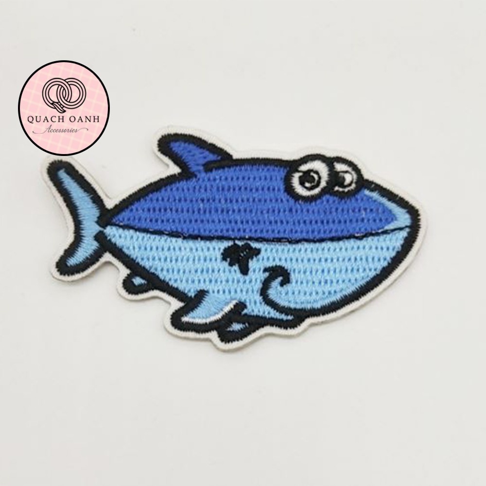 Sticker nhãn dán vải thêu hình phim hoạt hình tự dính trang trí sổ, vở, mũ bảo hiểm - ST34
