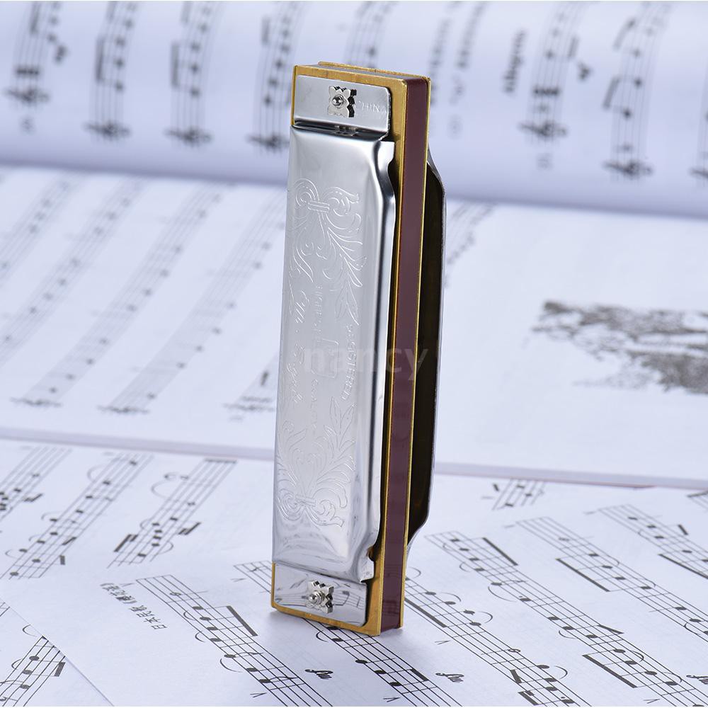 Đàn Harmonica Suzuki 1072-C 10 lỗ 20 tông C chuẩn cho người mới bắt đầu kèm hộp đựng