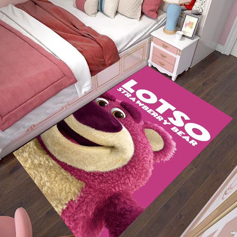 Thảm Lót Sàn Phòng Khách / Phòng Ngủ Hình Gấu Dễ Thương