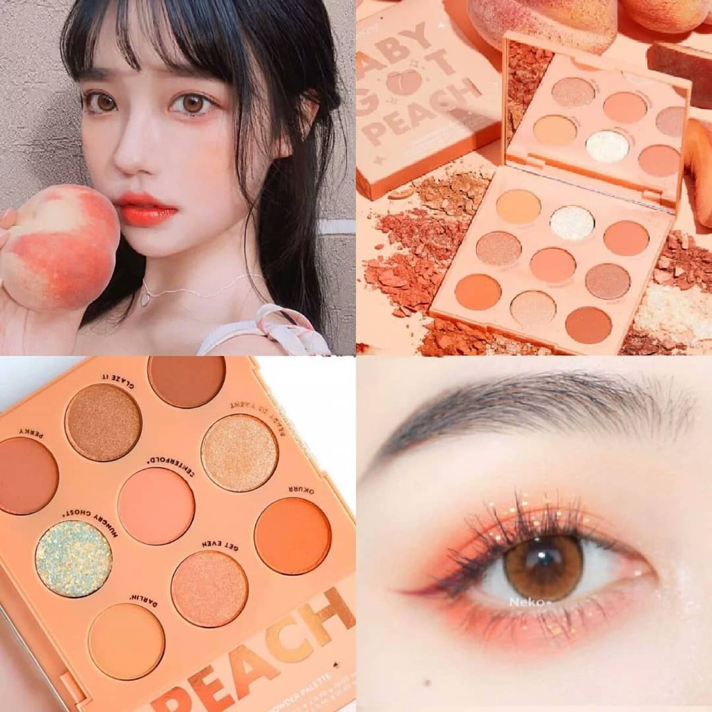[BILL MỸ] Bảng màu mắt Colourpop Baby Got Peach - phấn mắt Colorpop - phấn mắt 9 ô Eyeshadow palette