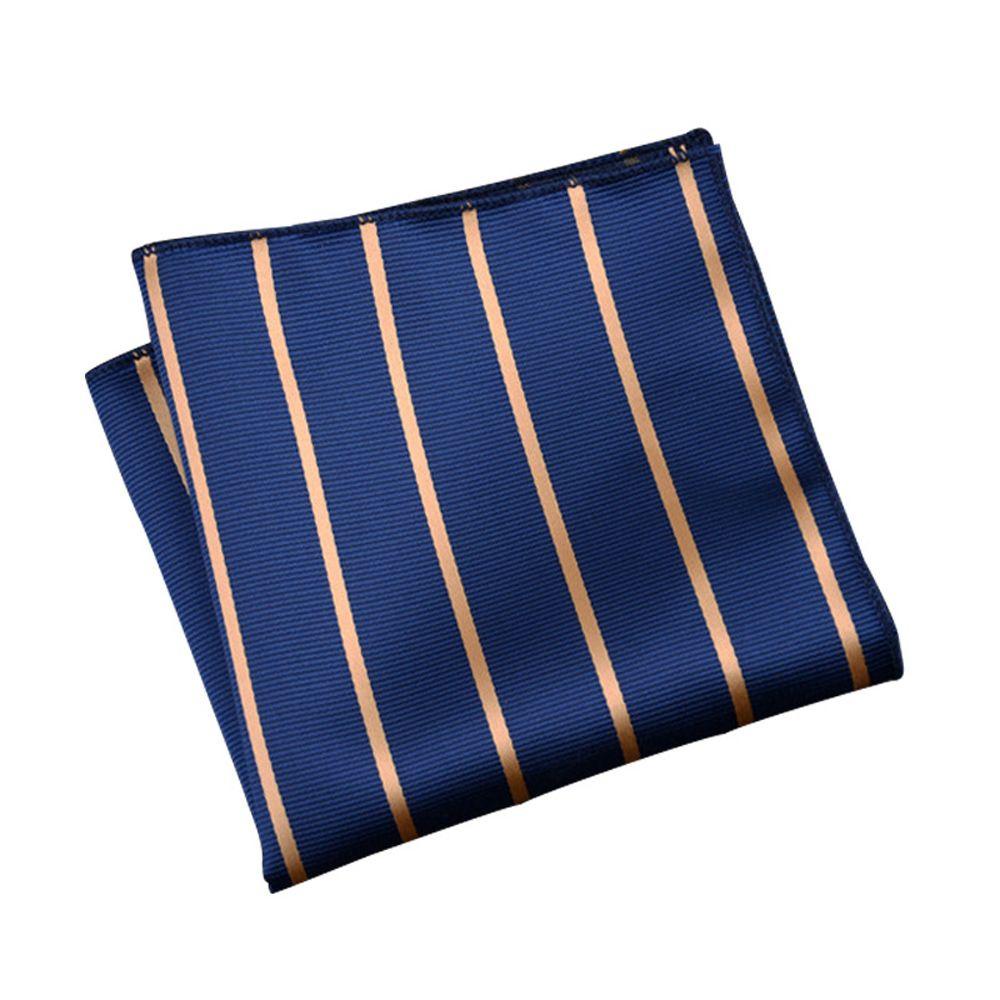 Khăn Tay Bỏ Túi Hoạ Tiết Kẻ Sọc Và Hoa Cho Nam