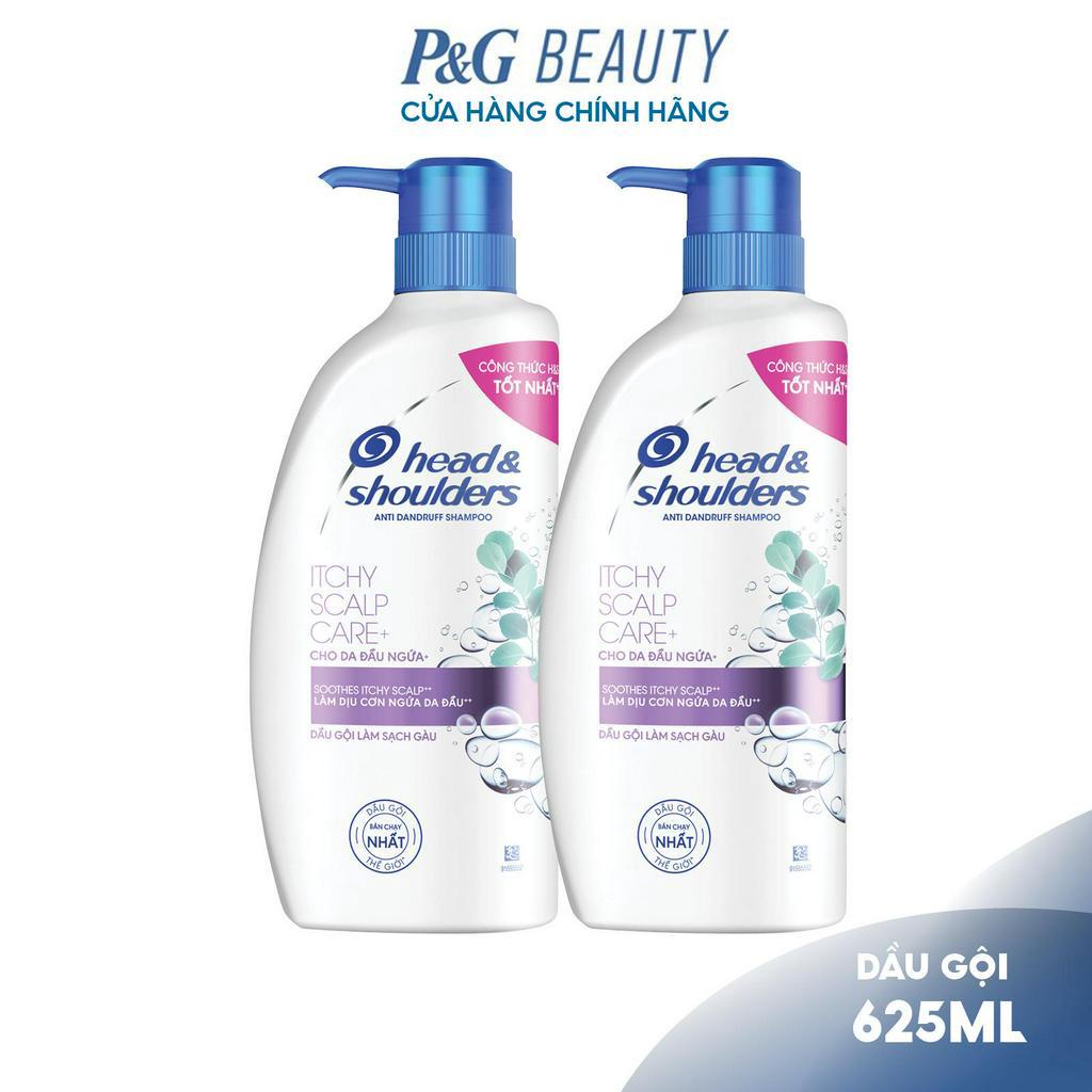 Combo 2 Dầu Gội HEAD &amp; SHOULDERS chai 625ML Cho Da Đầu Ngứa