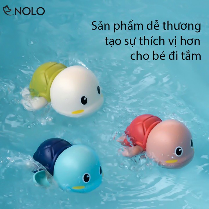 Đồ Chơi Chú Rùa Lên Dây Cót Tự Bơi Dễ Thương DC001 Chất Liệu Nhựa ABS An Toàn Dành Cho Trẻ Trên 18 Tháng