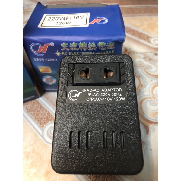 Cục đổi nguồn từ 220v->110v 120w