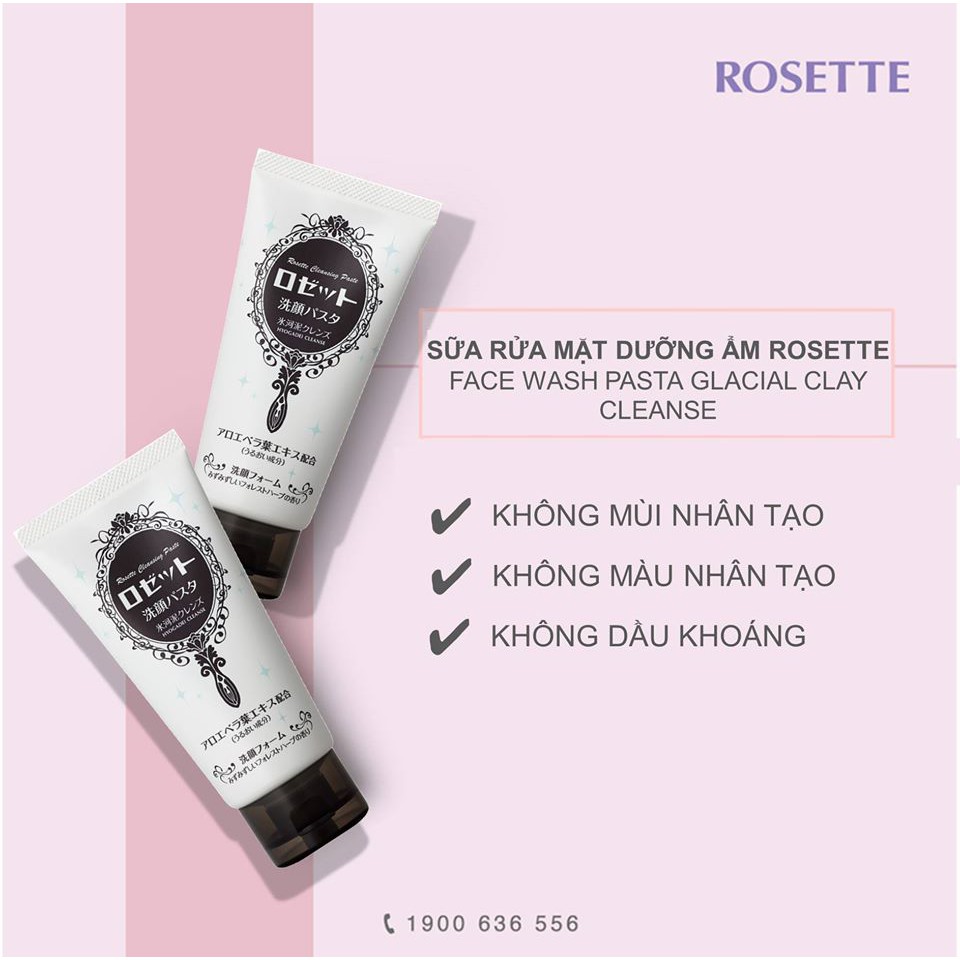 Sữa Rửa Mặt Rosette 120g