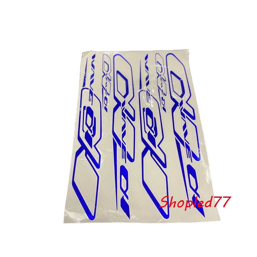 Tem Crom Wave50cc-100-110 Siêu Đẹp Dán các dòng Wave Alpha