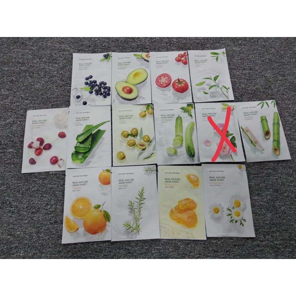 Mặt nạ giấy Nature Republic Real Nature Mask Sheet