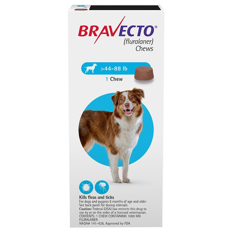 [Mã 229FMCGSALE giảm 8% đơn 500K] BRAVECTO - bảo vệ cún không bị ghẻ DEMODEX, ve rận, bọ chét