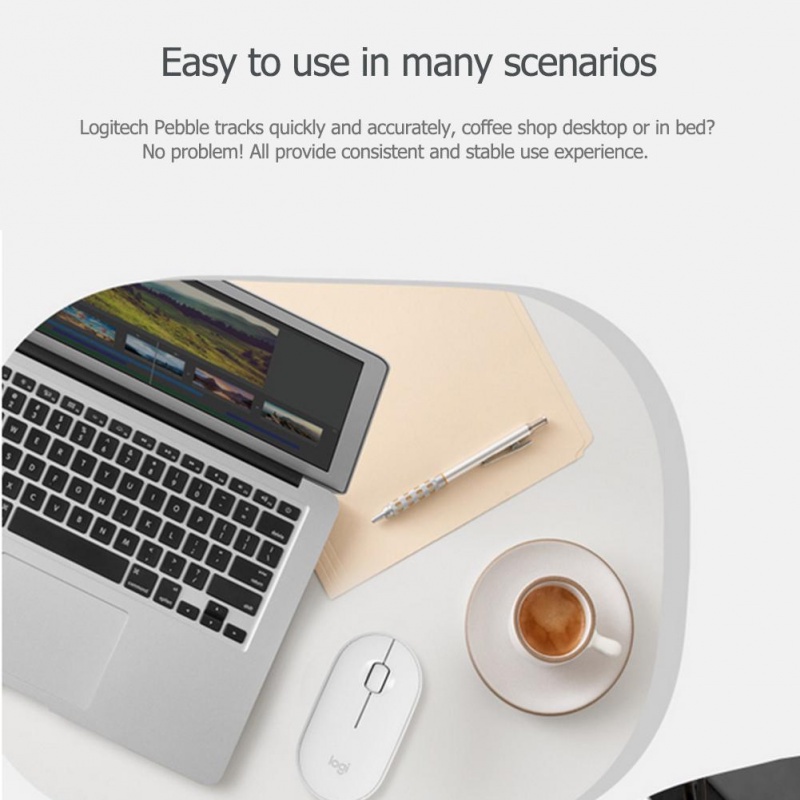 Chuột quang không dây, chuột bluetooth logitech m350 siêu nhạy chạy êm chuyên dùng cho máy lapttop Phụ Kiên Lạc Thiên