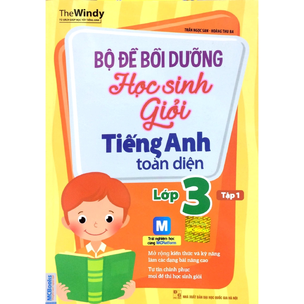 Sách - Bộ Đề Bồi Dưỡng Học Sinh Giỏi Tiếng Anh Toàn Diện Lớp 3 - Tập 1 (Kèm App)