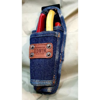 Bao đeo dụng cụ Edwin chất liệu washed denim