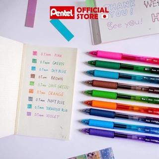 Bút Gel Pentel BL107 Ngòi 0.7mm| Mực Viết Trơn Mượt Siêu Nhanh Khô