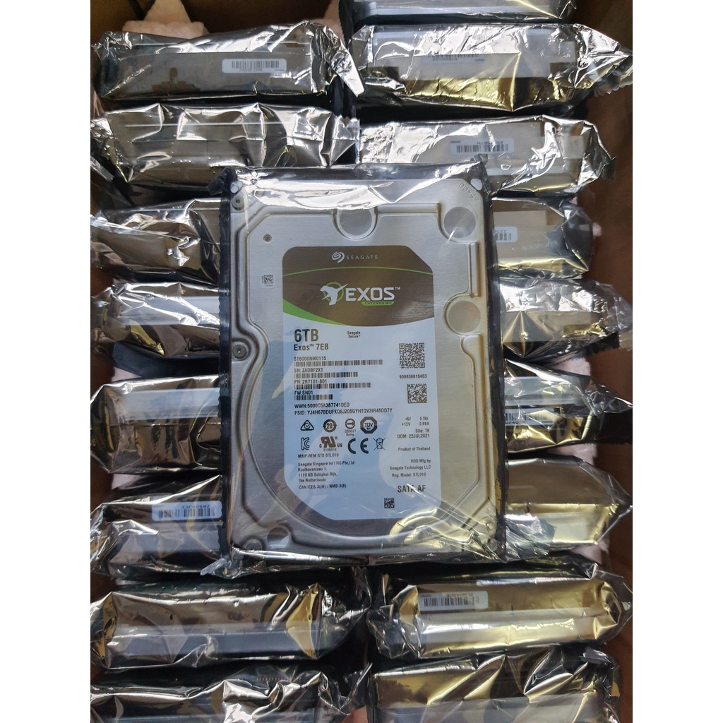 Ổ cứng HDD Seagate Exos 6TB -  Sata 3/ 3.5 inch/ 256 MB/ 7200 RPM