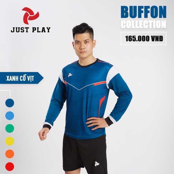 Quần áo thủ môn Buffon của Justplay - vải cao cấp,thấm hút mồ hôi -hàng phân phối chính hãng