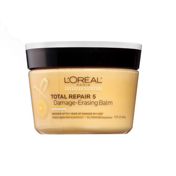 Kem Ủ Phục Hồi Tóc Hư Tổn L'Oreal Paris Hair Care Elvive Total Repair 5 Damage Erasing Balm