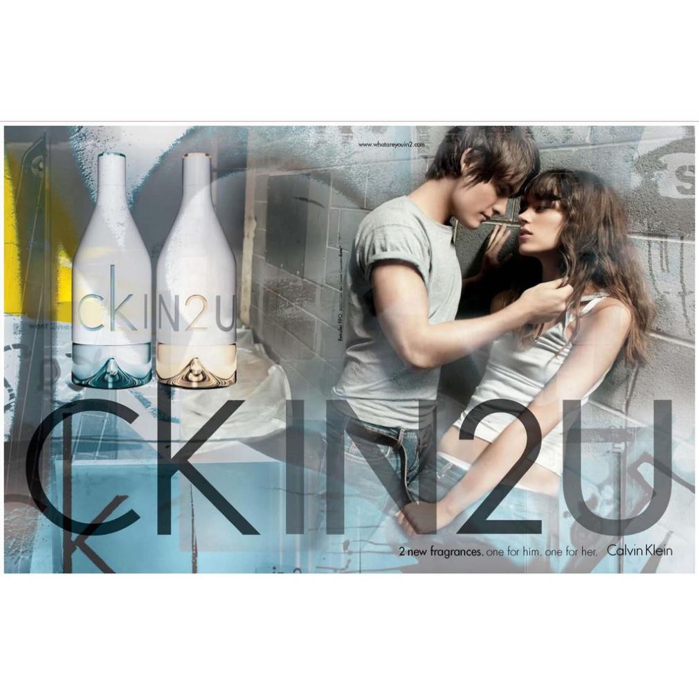 💝 [Chính hãng] Nước hoa Calvin Klein CK IN2U for Her 100ml/150ml 2020 Có Bill