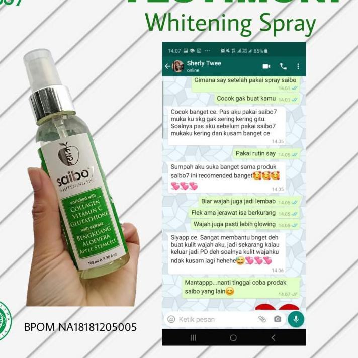 Nâng cấp! Xịt làm trắng da Saibo7 60ml | BigBuy360 - bigbuy360.vn