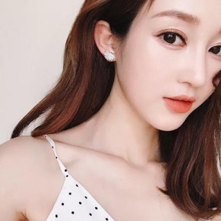 Khuyên tai bạc thiên nga