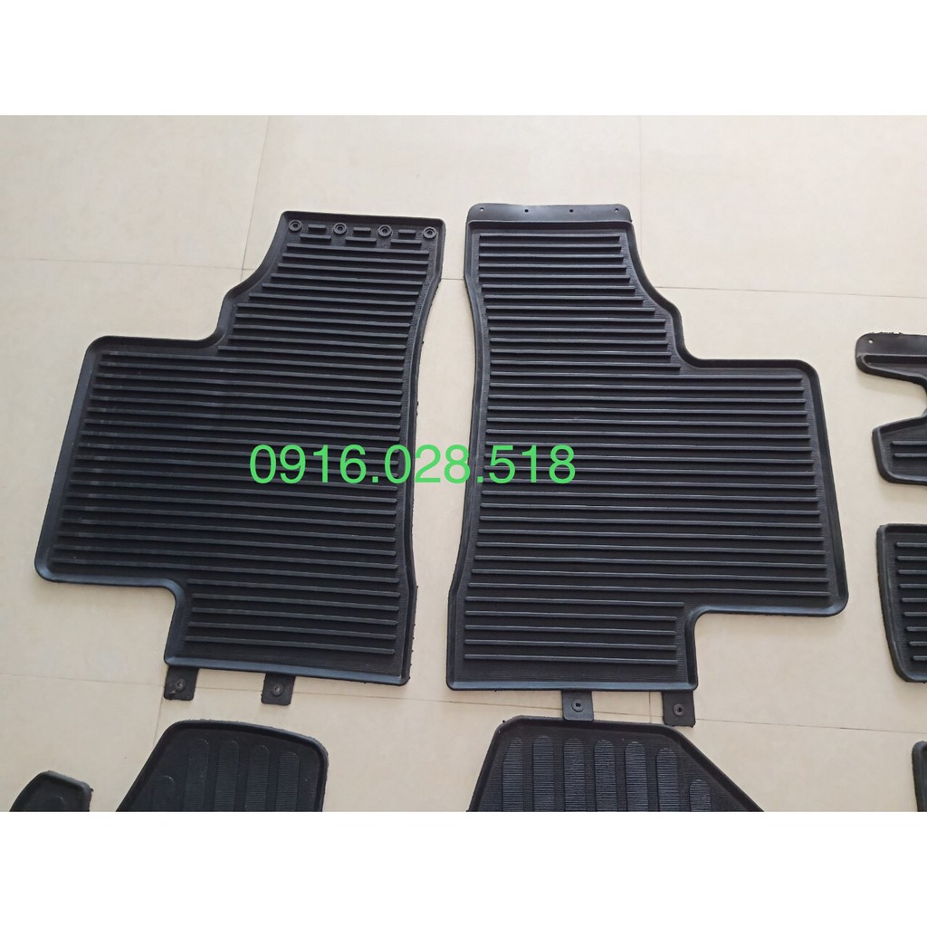 Thảm Lót sàn Cao su xe Santafe 2019-2020 Full bộ - không mùi, dễ vệ sinh