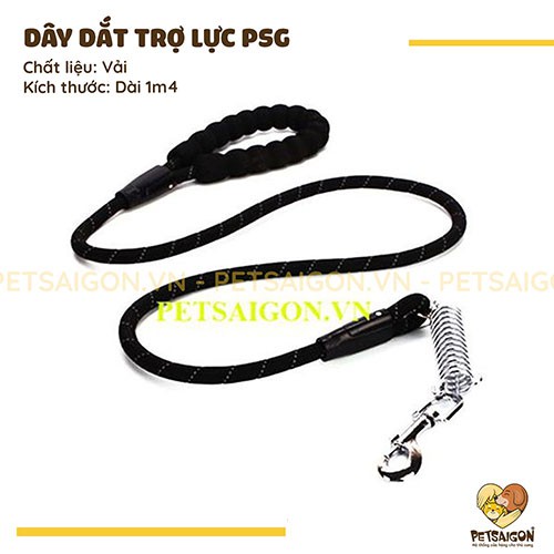 DÂY DẮT TRỢ LỰC CÓ LÒ XO CHO CHÓ LỚN