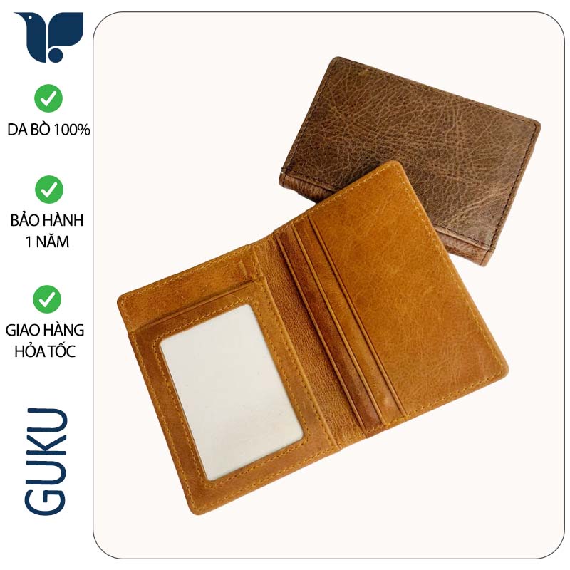 Ví Nam Đựng Thẻ Mini LV04 Ví Da Nam Có Nhiều Ngăn Đựng Thẻ Siêu Mỏng Nhẹ Bóp Nam Da Bò Đẹp Nhỏ Gọn Cam Kết Da Bò Thật