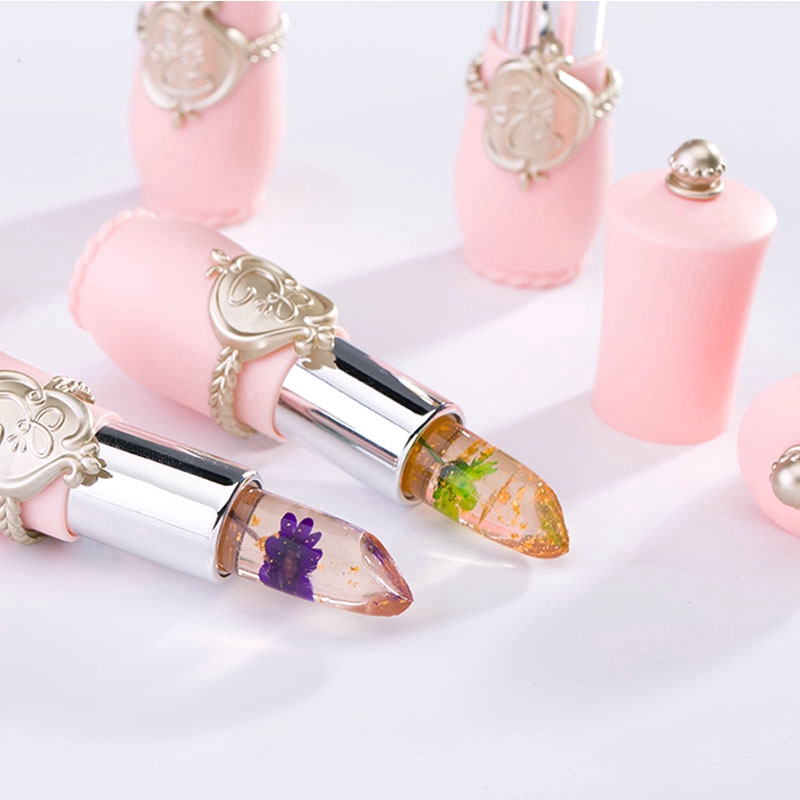 [Hàng mới về] Son dưỡng môi trong suốt dạng thạch hoa khô cấp ẩm thay đổi màu theo nhiệt độ chăm sóc môi lâu trôi | BigBuy360 - bigbuy360.vn