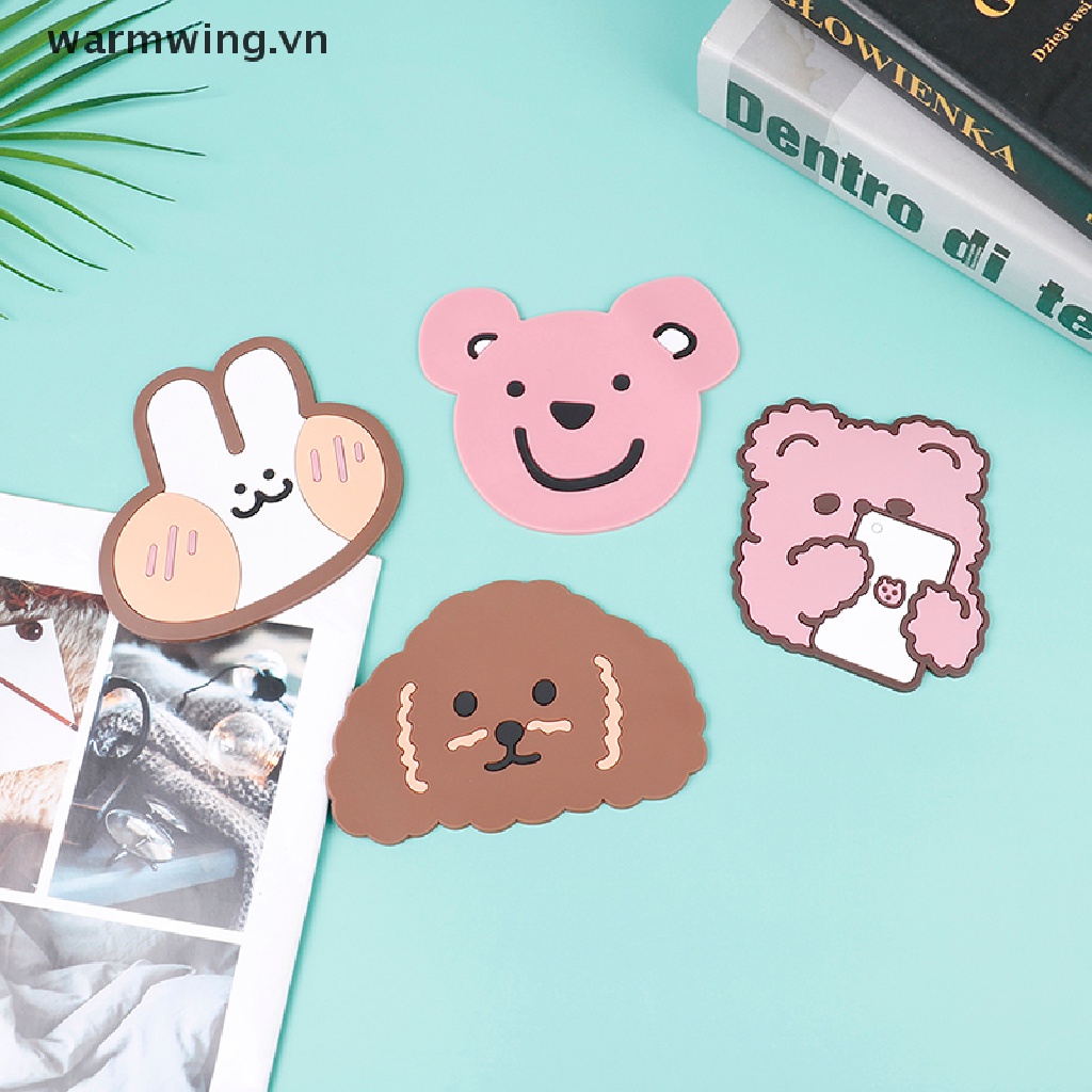 Tấm Lót Bàn Ăn Cách Nhiệt Chống Trượt / Thấm Nước Thiết Kế Dễ Thương Tiện Dụng