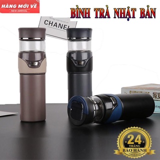 Bình pha trà giữ nhiệt, Bình pha trà KAW (450ml) Có Lõi Lọc Cao Cấp, CÓ MÀNG LỌC, LY GIỮ NHIỆT - Bảo hành 1 ĐỔI 1