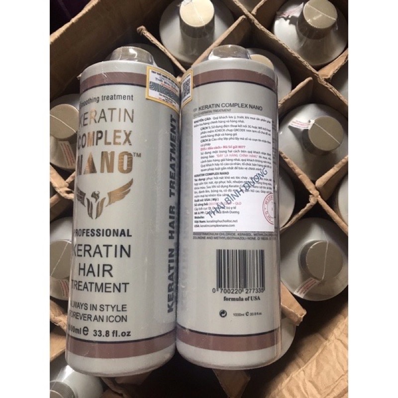 Keratin Complex Nano Phục Hồi Tóc 1000ml