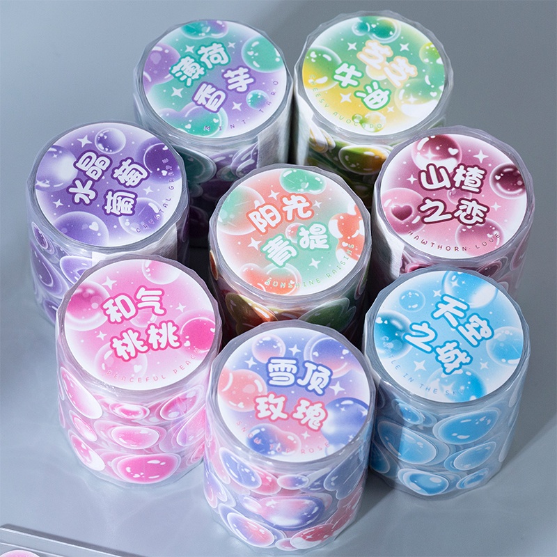 Flowertree 1 Cuộn Băng Keo Dán Trang Trí Sổ Lưu Niệm
