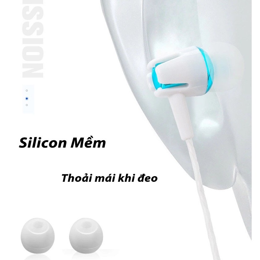 Tai Nghe Gaming/bass mạnh Có Dây Nhét Tai Chơi Game Chống Ồn Có Mic In Ear Cho PC IPPlus và các dòng điện thoại YKD