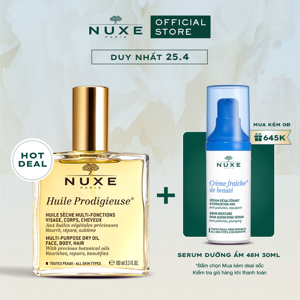 Dầu khô đa năng Nuxe Huile Prodigieuse® 100ml