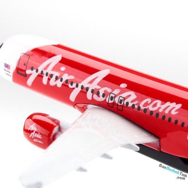 Mô hình máy bay Air Asia Airbus A320 16cm Everfly