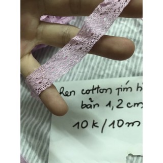 10m ren cotton tím hồng