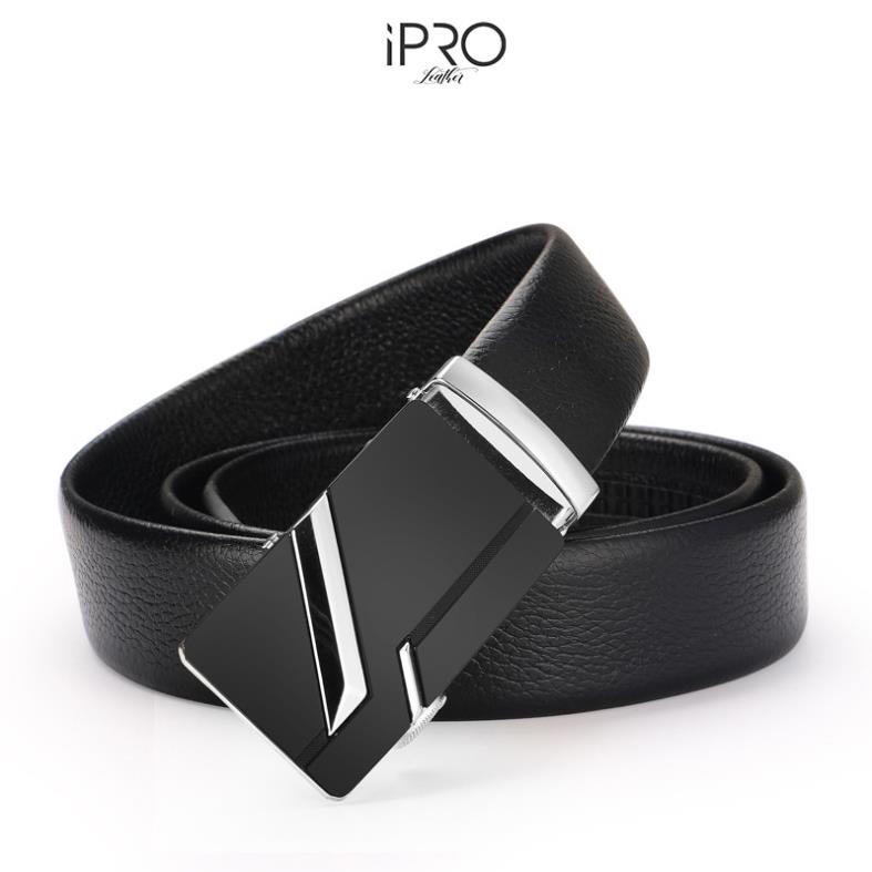 12.12 Thắt lưng nam da bò cao cấp, dây nịt nam hàn quốc khóa tự động Full option IPRO LEATHER TL16