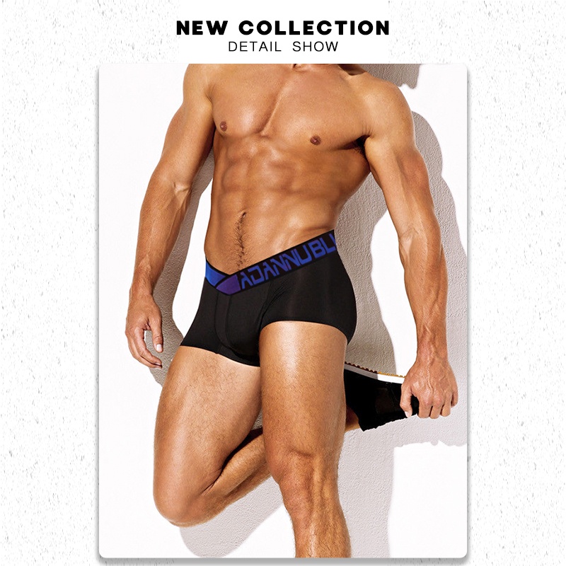 Quần Lót Boxer Vải Cotton Co Giãn Thoải Mái Gợi Cảm Cho Nam