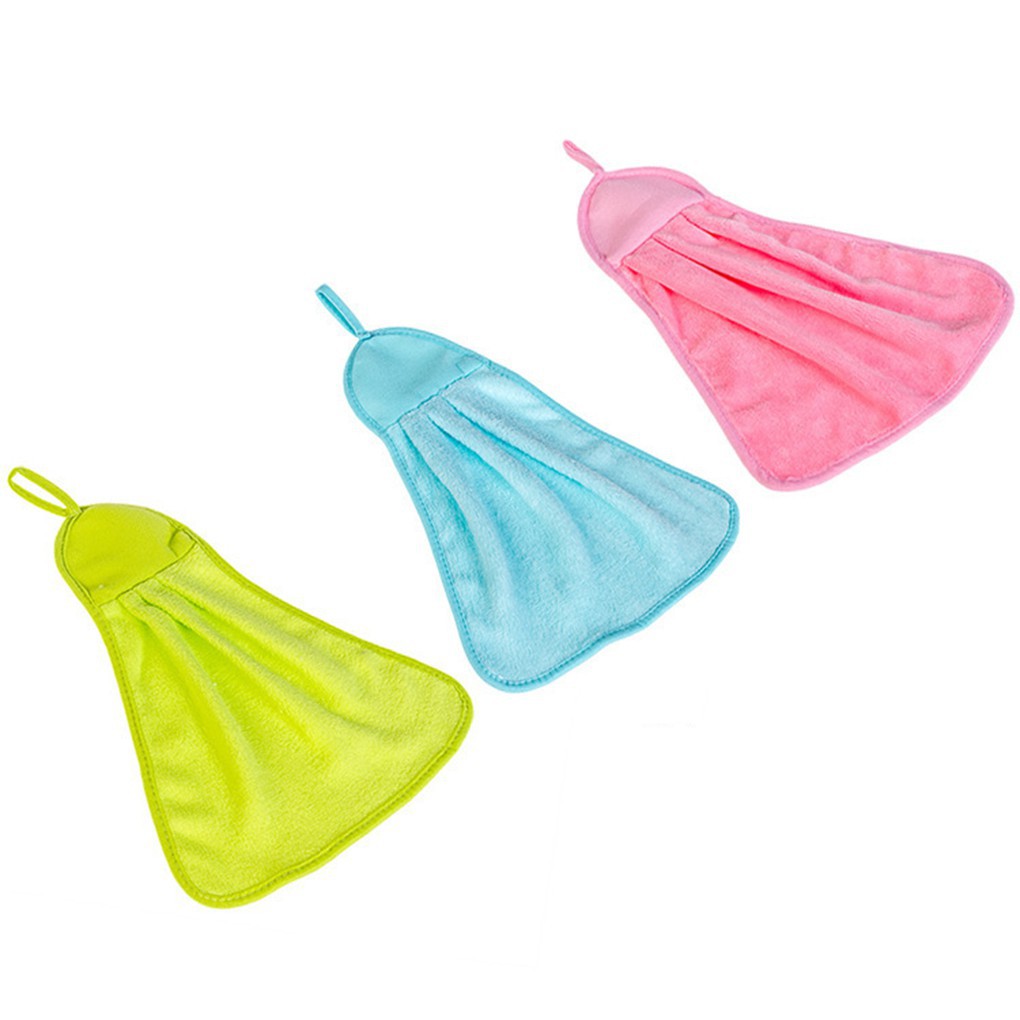 Khăn treo lau chén dĩa chống thấm hút với 3 màu tuỳ chọn cho nhà bếp