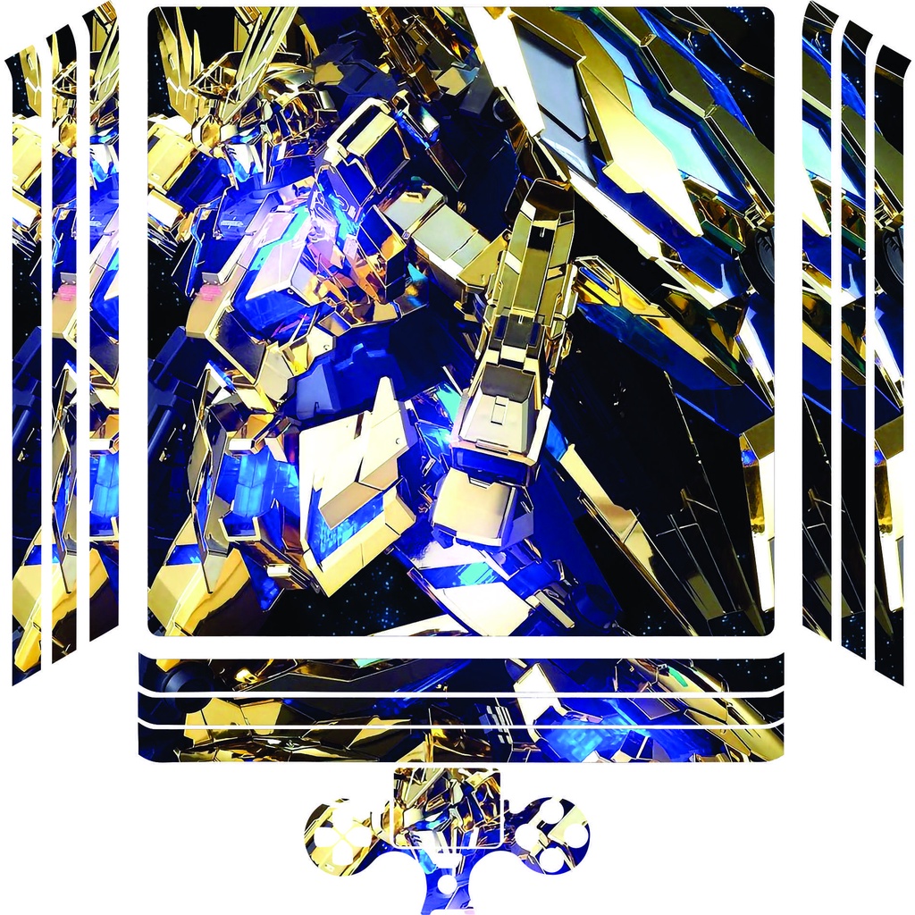 Skin dán máy game ps3 ps4 Gundam 1 - hoặc làm theo yêu cầu